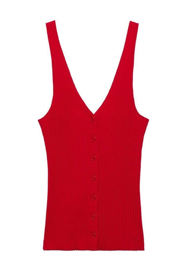Mango Bodywarmer rood