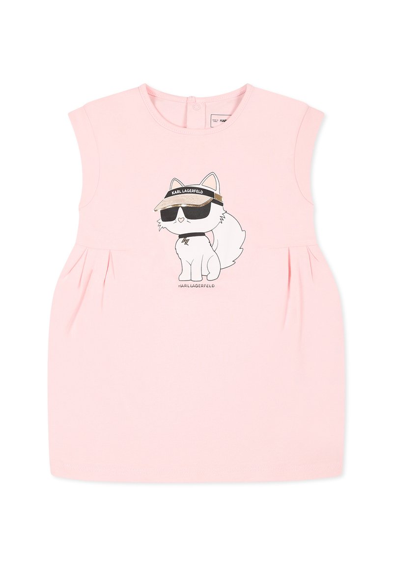 KARL LAGERFELD KIDS Jerseyjurk donkerroze KARL LAGERFELD KIDS Jerseyjurk donkerroze