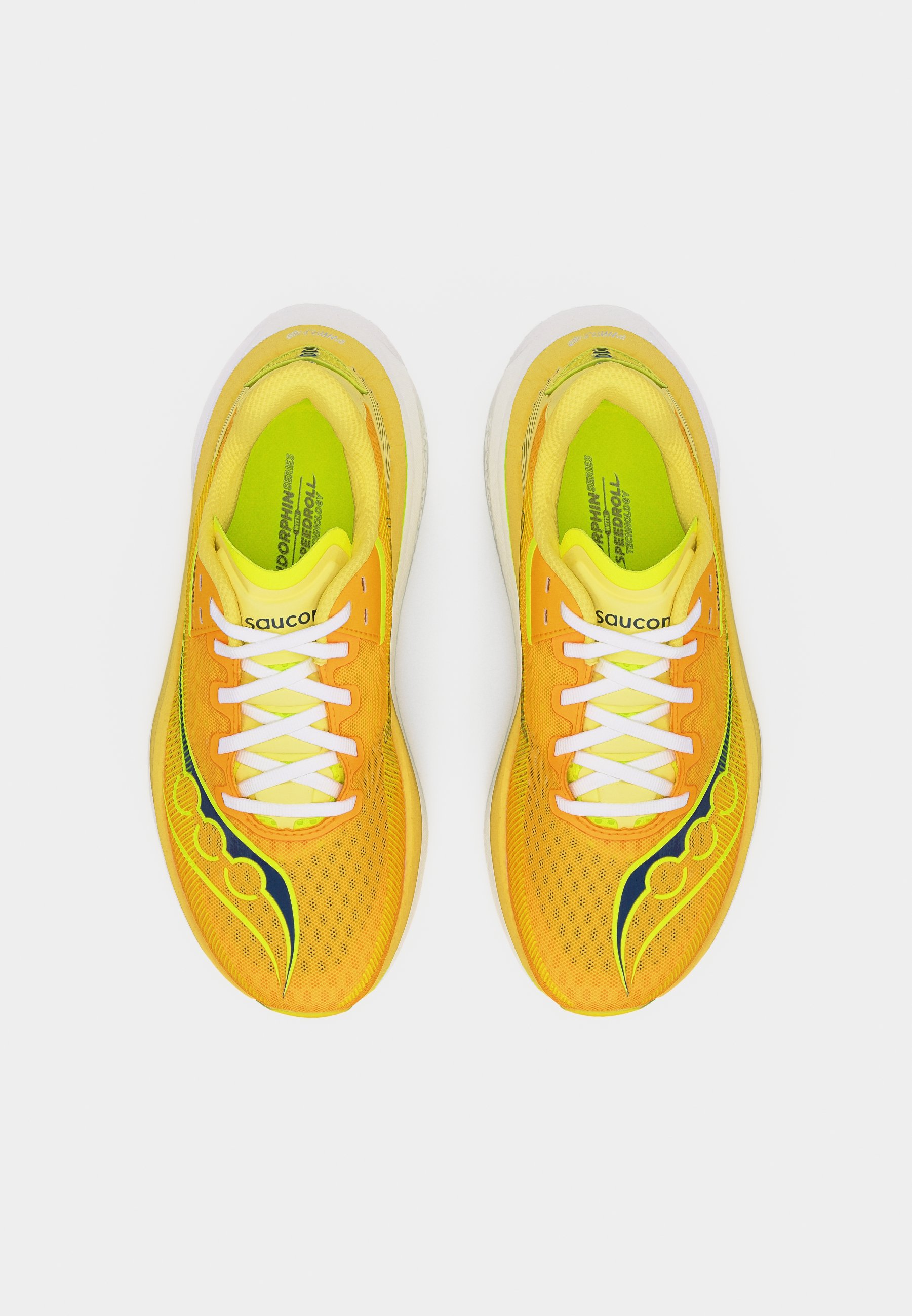 Saucony ENDORPHIN AZURA - Road running shoes - sunrise/yellow