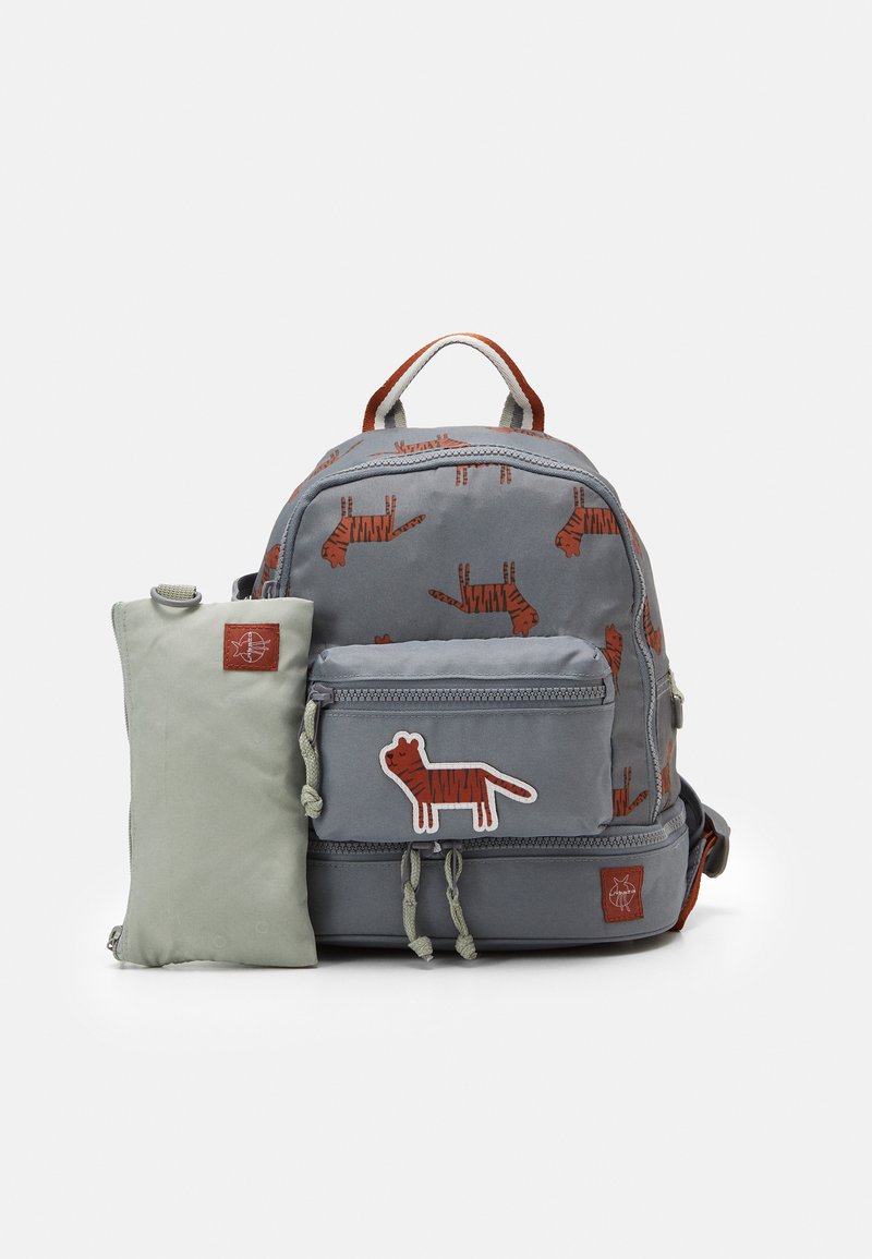 Lässig MINI BACKPACK SAFARI TIGER SET UNISEX - Zaino - grey