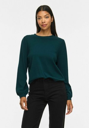 VILA KNITTED PULLOVER VIELLA ROUND NECK - Striktrøje - ponderosa pine1