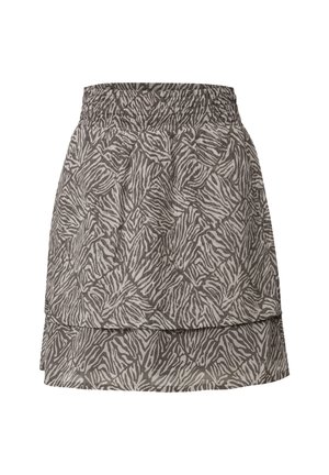 Street One PATTERNED - Mini skirt - braun