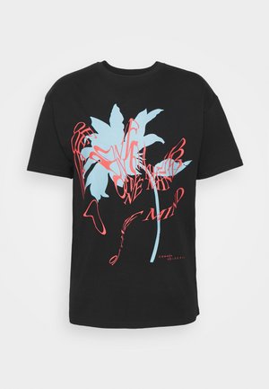 MIND UNISEX - Print T-shirt - black