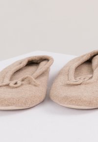 CASH-MERE Ballerine pieghevoli - camel