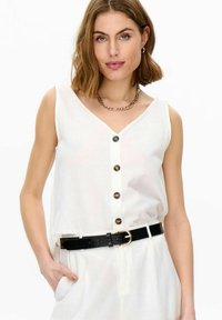 ONLY KURZÄRMELIGES GEKNÖPFTES - Blus - tofu
