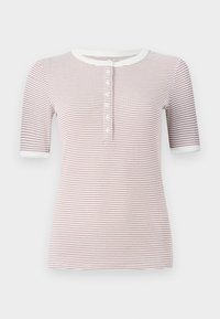 FEMME HENLEY - T-shirt imprimé - cognac