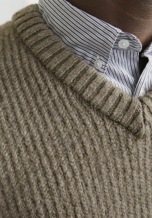 Strickpullover - walnut