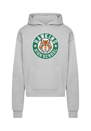 Merchcode, STRANGER THINGS HAWKINS TIGERS HEAVY - Sweat à capuche - grey