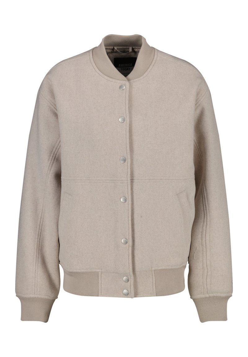 America Today JILL Bomber Jacket oatmeal/offwhite Zalando.de