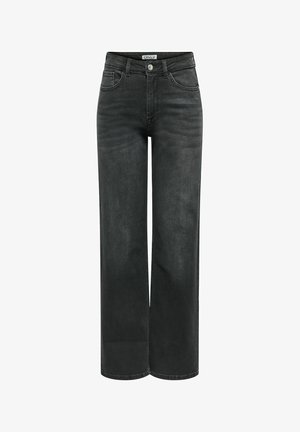 ONLY Tall, WIDE-FIT JEANS ONLJULLES HIGH WAIST STRAIGHT FIT JEANS - Coupe large - washed black