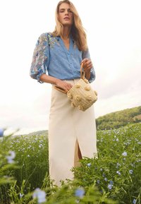 Love & Roses Camicia - blue metallic