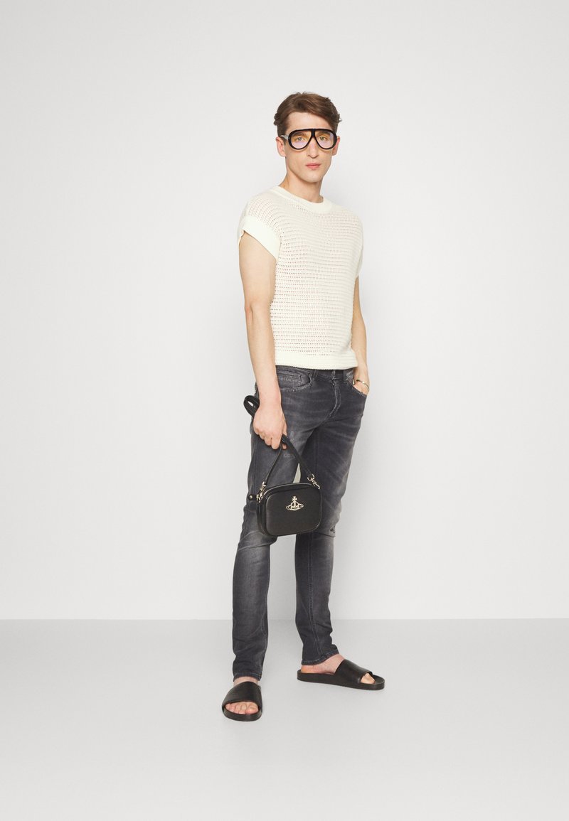 Herren Skinny Fit | Dondup GEORGE Jeans Slim Fit black/black denim - TR37500 Herren Skinny Fit | Dondup GEORGE Jeans Slim Fit black/black denim - TR37500