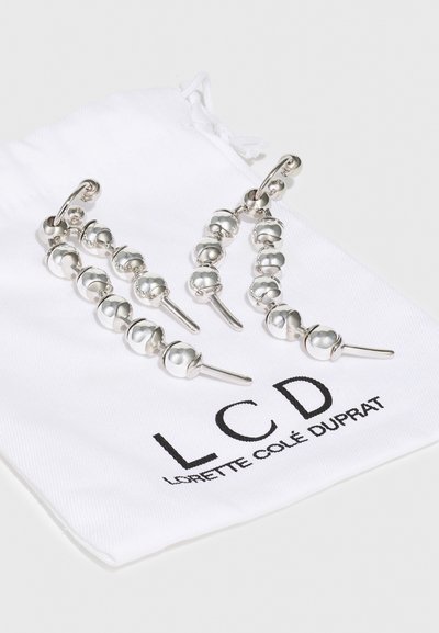Lorette Colé Duprat CHAPELET EARRING PALLADIUM  - Fülbevalók - silver-coloured/palladium