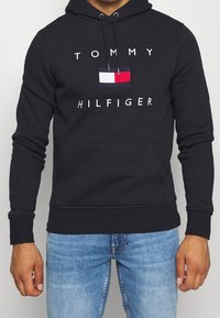 Tommy Hilfiger Felpa con cappuccio - dark blue