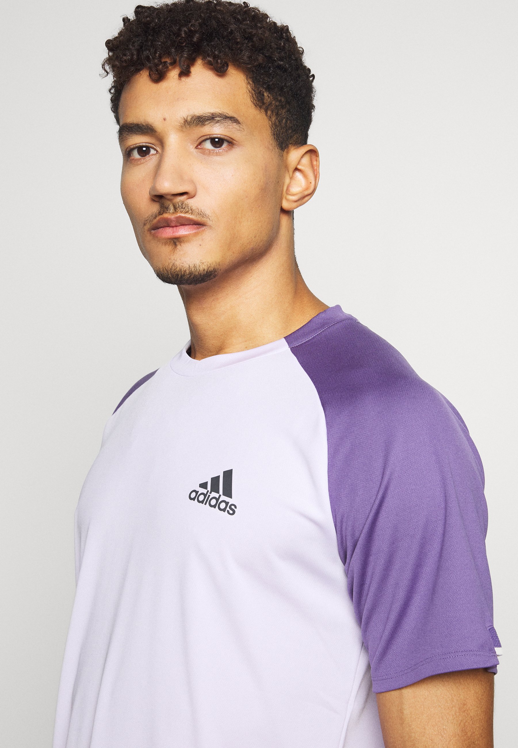 adidas Performance CLUB TEE T Shirt print purple tint adidas Performance TEE T Shirt basic purple Zalando.at