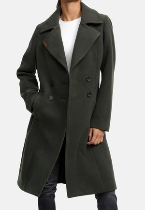 Klasický kabát - dark green