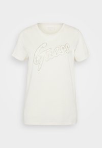 SS LOGO E - Camiseta estampada - cream white