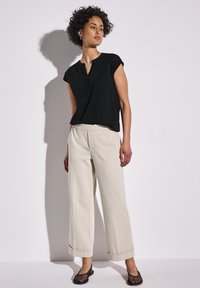 Street One T-shirt basic - schwarz