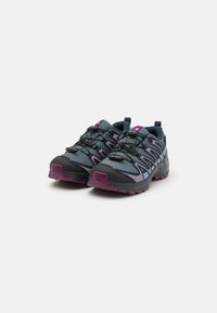 Salomon XA PRO V8 WATERPROOF UNISEX - Zapatillas de senderismo - neptune/carbon/plum caspia