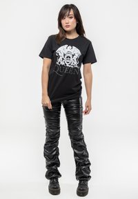 Paradiso Clothing QUEEN CLASSIC CREST DIAMANTE - Print T-shirt - black