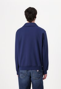 Tommy Hilfiger BONDED SHAWL CARDIGAN - Zip-up sweatshirt - preppy navy