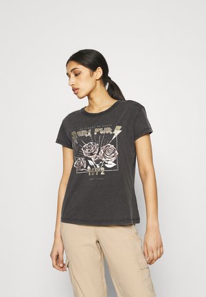 JDYFAROCK LIFE PRINT - Camiseta estampada - black