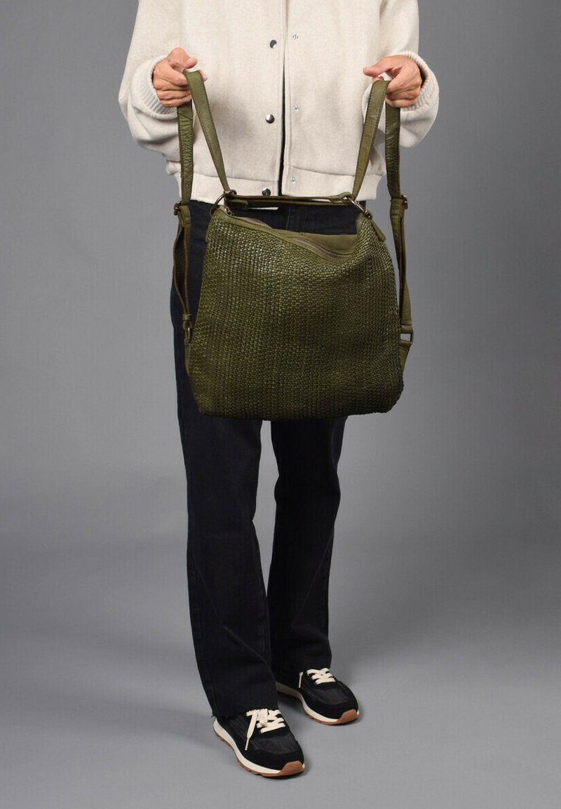 The Bagging Co KNITTED - Rugzak - Green khaki