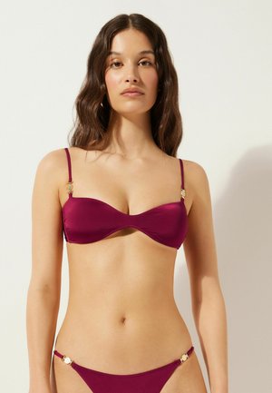 MINIMAL FIT - Haut de bikini - burgundy