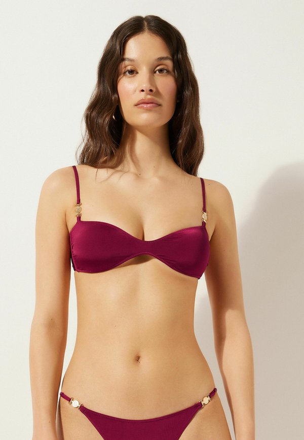 MINIMAL FIT - Bikini-Top - burgundy
