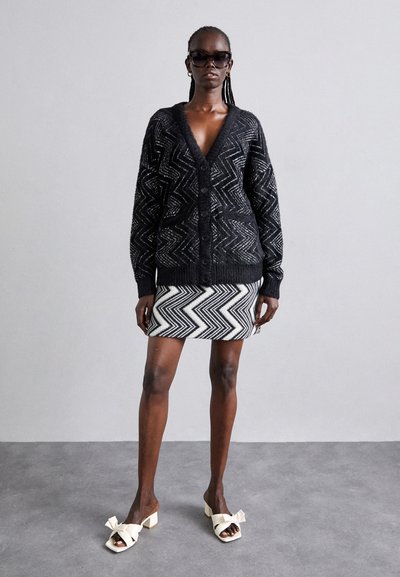 Missoni MAXI CARDIGAN - Kardigan - black