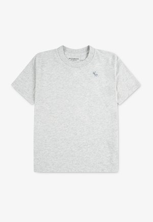 Abercrombie & Fitch, ESSENTIAL UNISEX - Βασικό μπλουζάκι - light grey heather