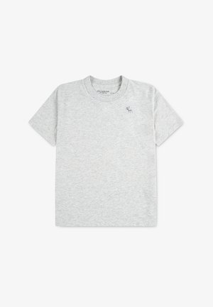 Abercrombie & Fitch, ESSENTIAL UNISEX - Βασικό μπλουζάκι - light grey heather