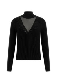 STRASS - Trui - schwarz
