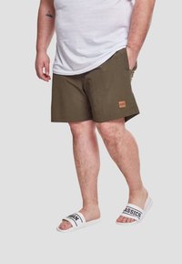 Urban Classics - Badeshorts - olive Thumbnail-Bild 1