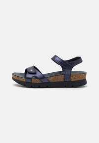 Panama Jack Women's Julia Shine Wedge Sandal, Marino B5, 36 EU, Marino