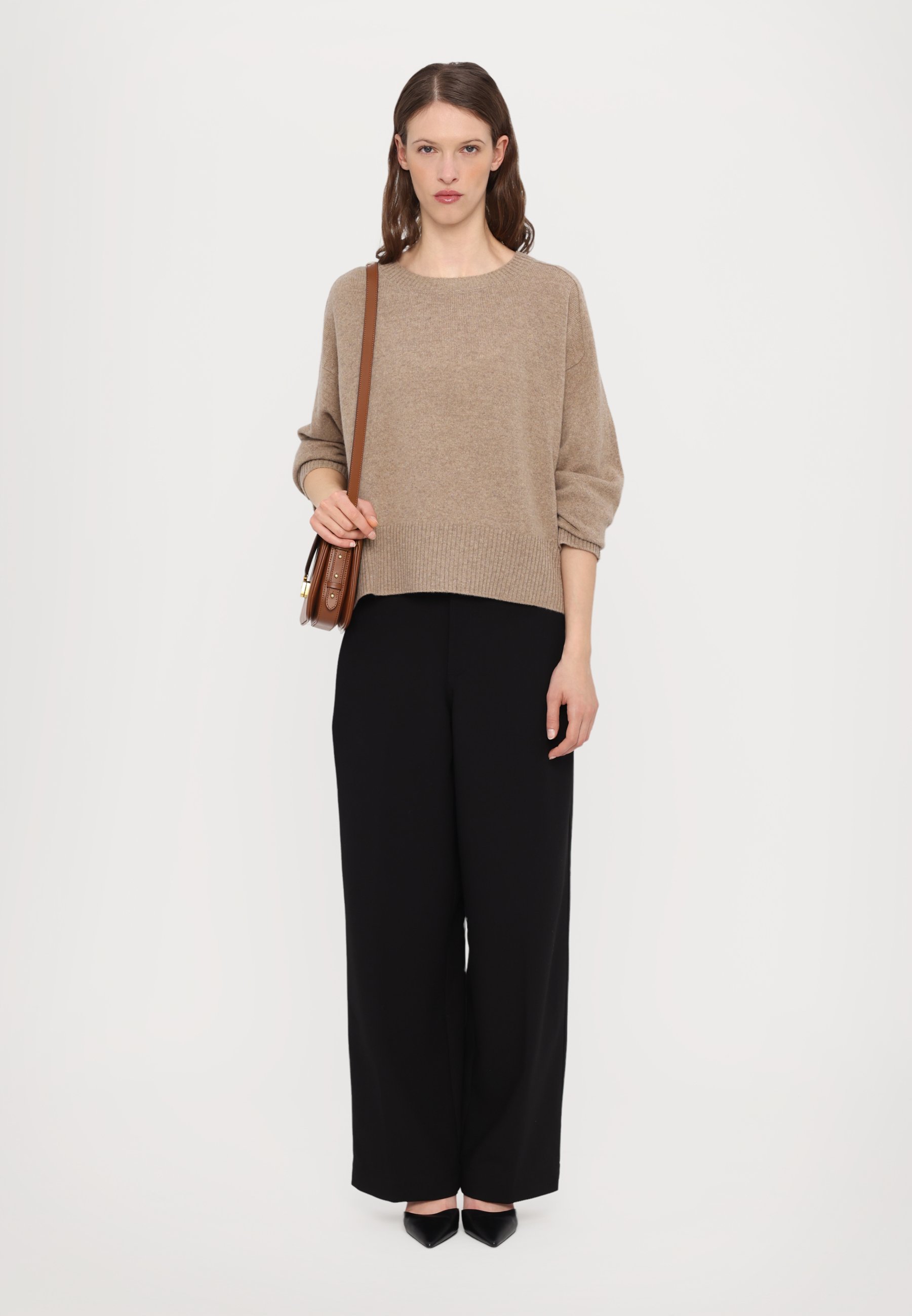 売れ筋商品|||クローズド ニット&セーター レディース アウター CREW NECK WIDE SLEEVE - Jumper - dark chino beige CLOSED CREW NECK WIDE SLEEVE - Jumper - dark chino beige