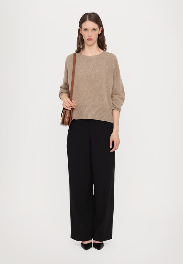 CREW NECK WIDE SLEEVE - Jumper - dark chino beige3
