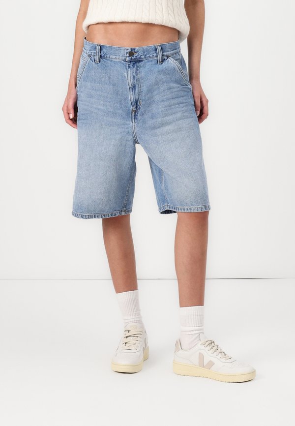 BRANDON SINGLE KNEE - Denim shorts