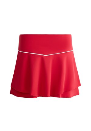 OYSHO, COMFORTLUX HIGH-RISE PIPING MINI SKIRT 33585222 - Jupe de sport - strong red