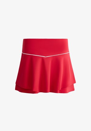 OYSHO, COMFORTLUX HIGH-RISE PIPING MINI SKIRT 33585222 - Jupe de sport - strong red