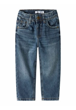 Traperice opuštenog kroja - medium blue denim