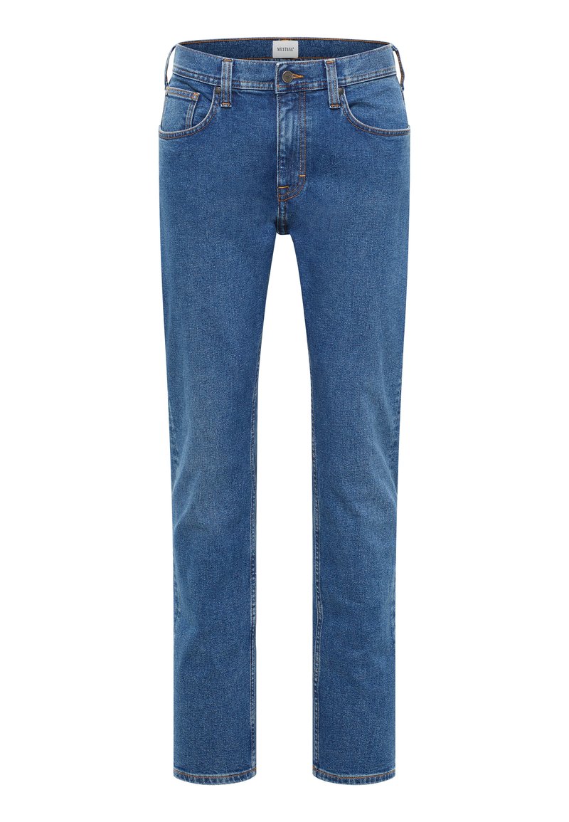 mustang Slim fit jeans blauw mustang Slim fit jeans blauw