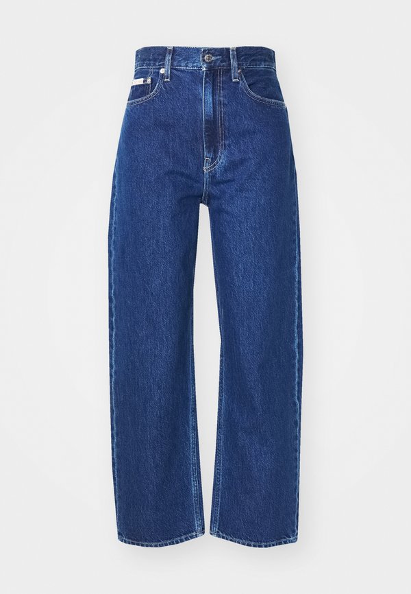 BARREL - Straight leg jeans - denim dark4
