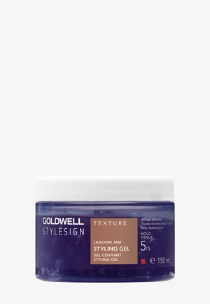 Goldwell Stylesign Texture Lagoom Jam Styling Gel in 150ml Behälter mit weißem Deckel, starker Halt Stufe 5 für alle Haartypen.