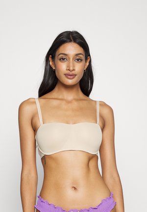 PURE COMFORT WIRELESS - Balconette bra - almond