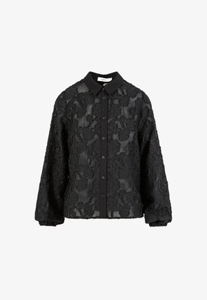 Coster Copenhagen, FLOWER STRUCTURE - Overhemdblouse - black