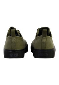 Superga À LACET STRIPE WEBBING - Zapatillas - vert/noir
