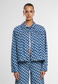 Urban Classics - PRINTED - Denim jacket - bluelasercheck Thumbnail Image 1