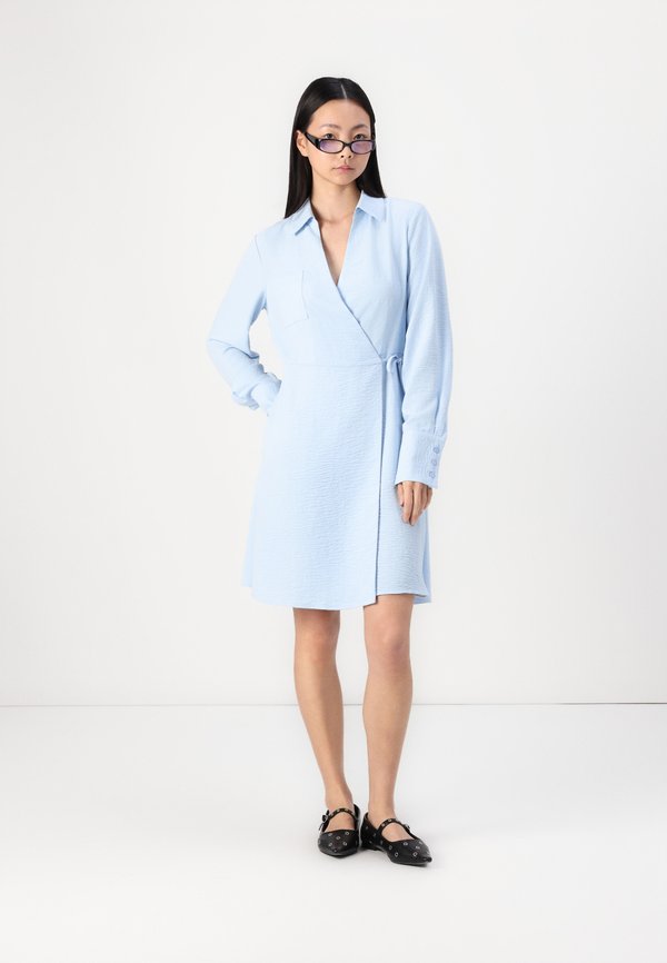 ONLLYDIA V NECK WRAP DRESS - Shirt dress4
