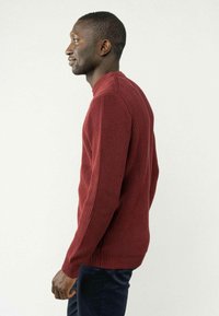 MELA RAVI - Strickpullover - burgunderrot